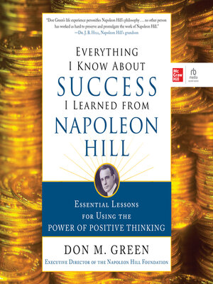 cover image of Everything I Know About Success I Learned from Napoleon Hill